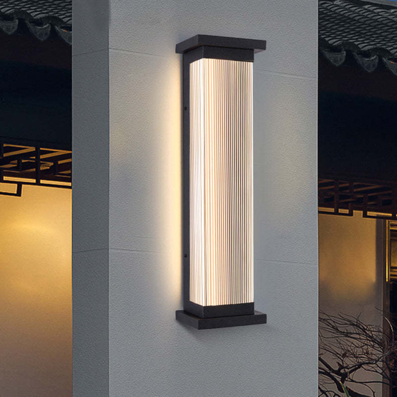 Minimalist Stainless Steel Wall Sconce - 01