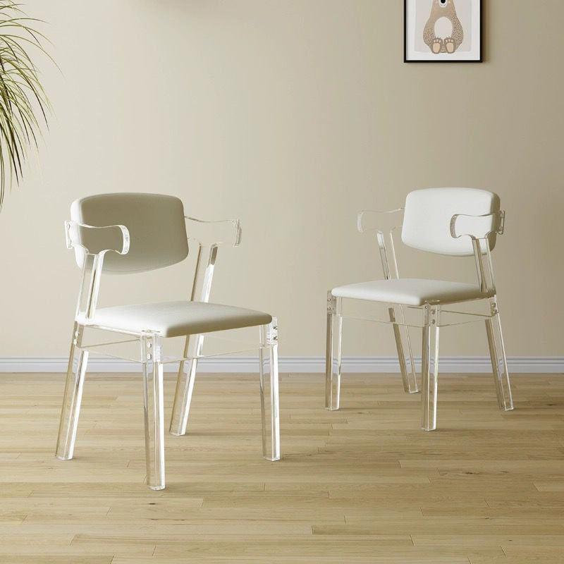 Minimalist lambswool vanity acrylic fabric vanity stools