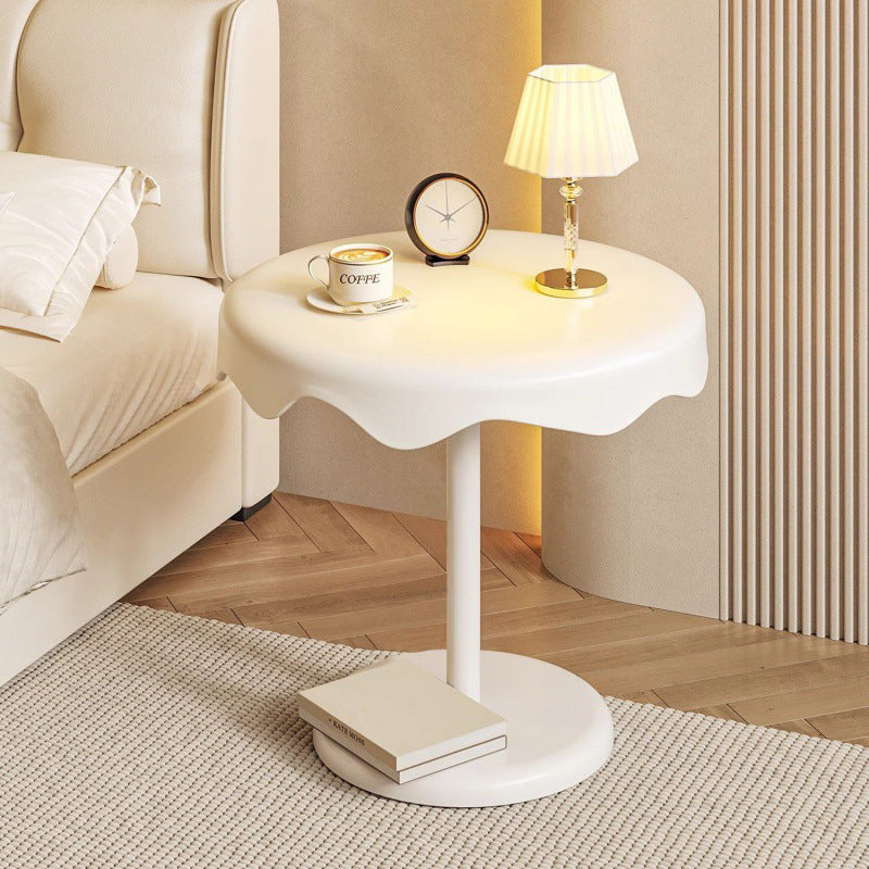 Contemporary Ice Cream Steel End Table