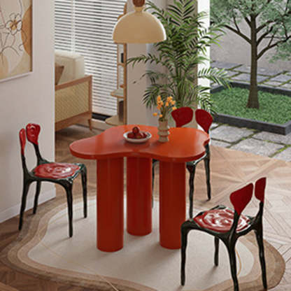 Art Deco Rose FRP Dining Chair