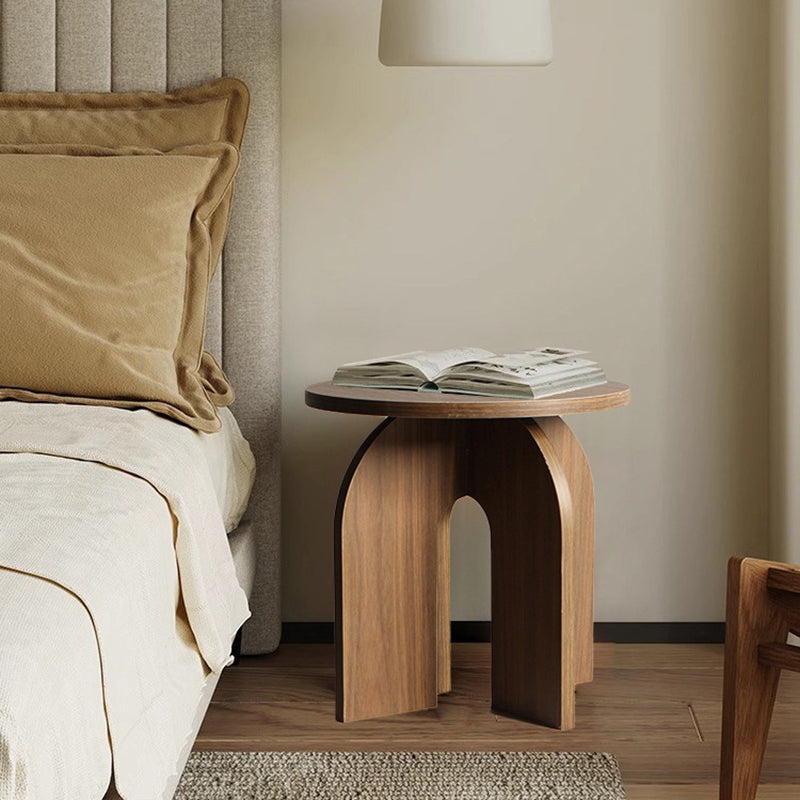 Traditional geometric solid end & side tables in wood