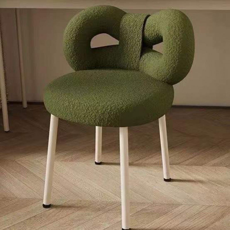 Nordic Lambswool Butterfly Vanity Stool