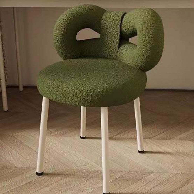 Nordic Lambswool Butterfly Vanity Stool