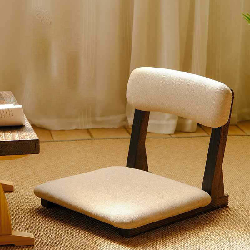 Japanese Paulownia Wood Tatami Chair — B / Paulownia Wood Color