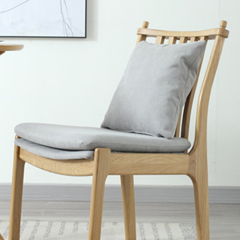 Scandinavian Bent Upholstered Wood Chair
