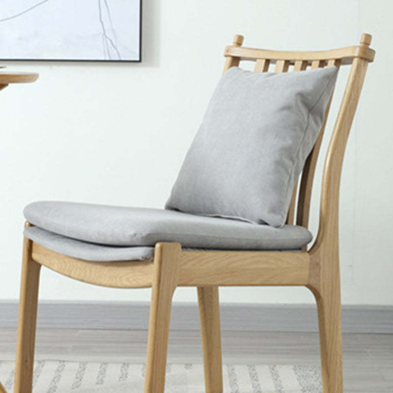 Scandinavian Bent Upholstered Wood Chair