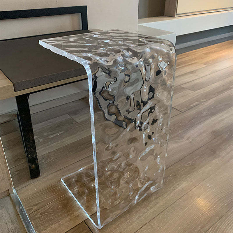 Nordic Ripple C-Shape End Table