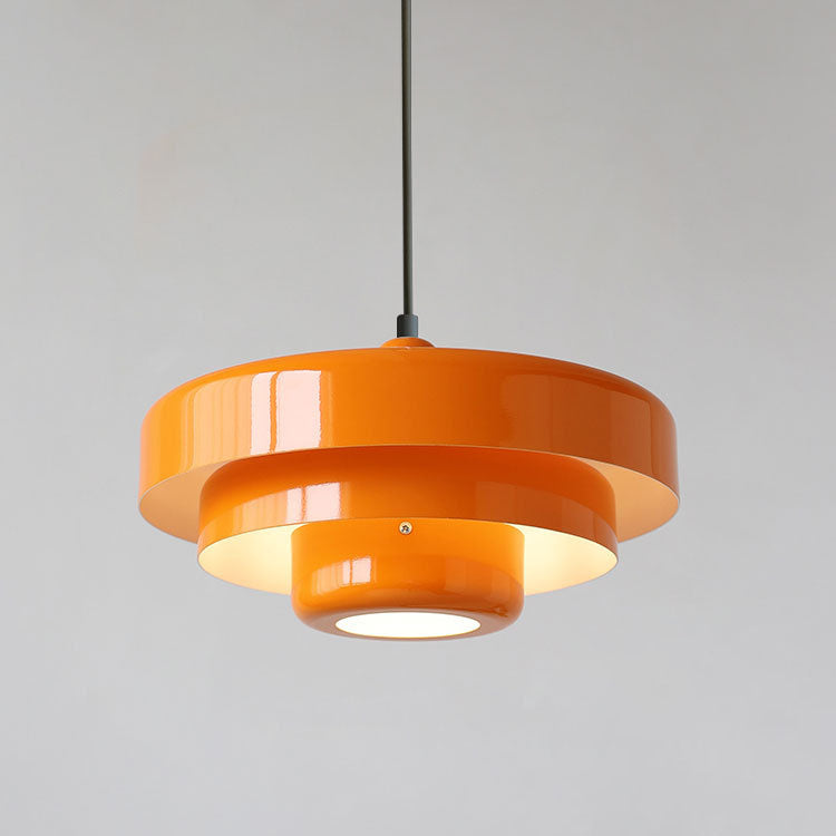Nordic Vintage Multi-Layer Metal Pendant Light