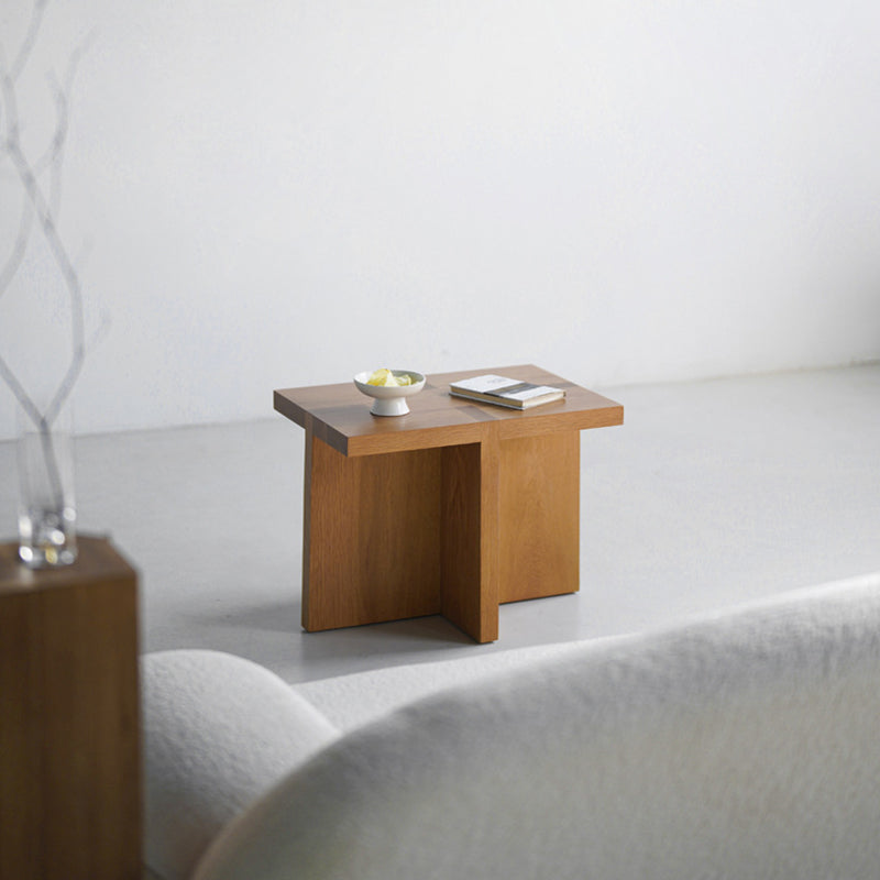 Japanese White Oak 3-Leg Side Table