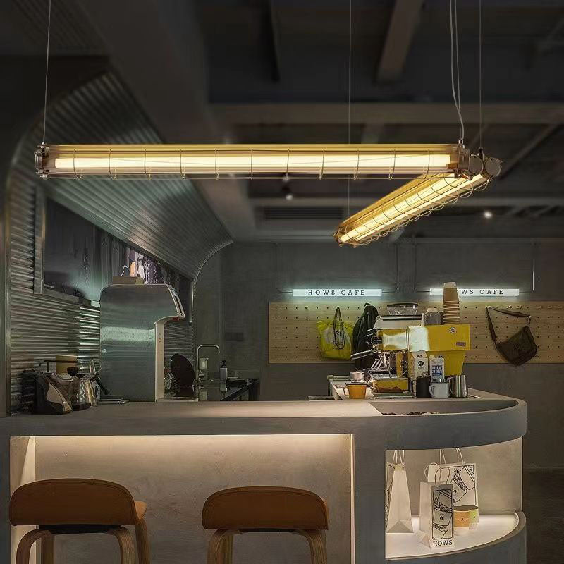 Contemporary island black chandeliers — Warm White (3000K) / Matte Black / 1-Light