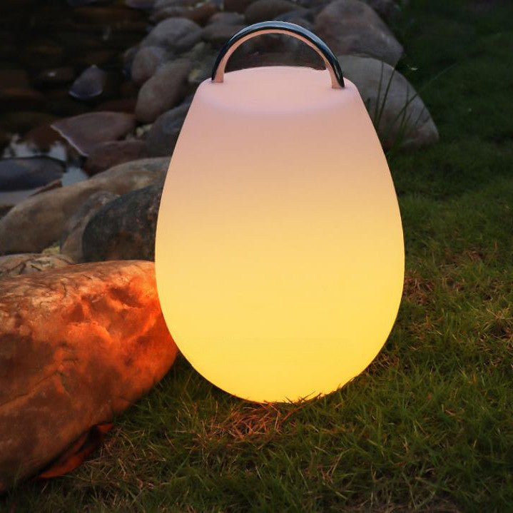 Minimalist stainless lantern landscape lighting in steel aluminum