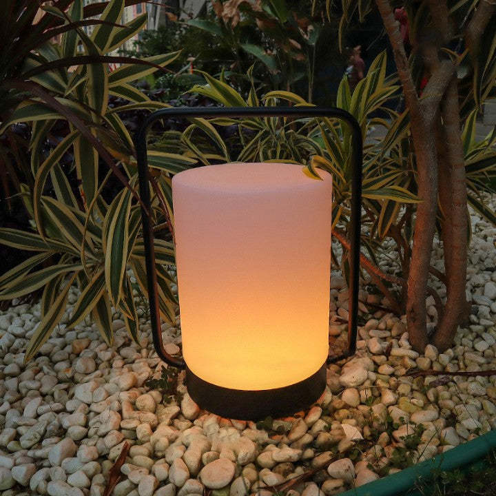 Minimalist Cylindrical Stainless Steel Light