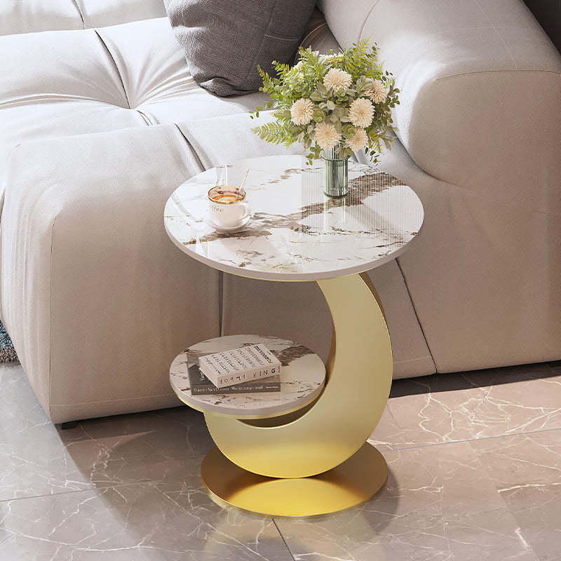 Luxury Round Sintered Stone Coffee Table