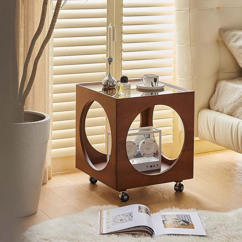 Nordic Wood 2-Tier End Table