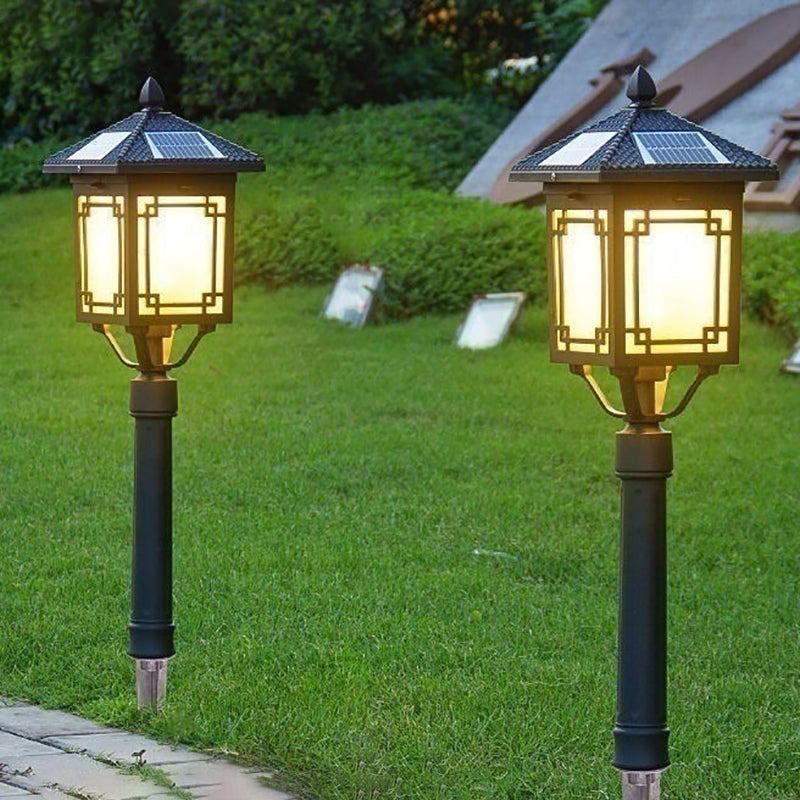 Chinese column bronze landscape lighting