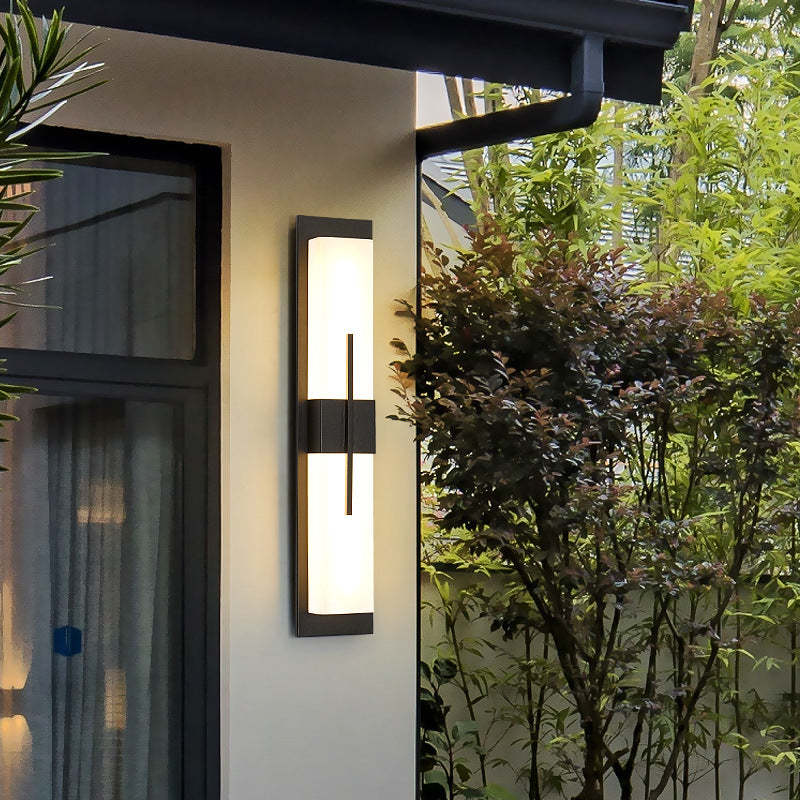 Minimalist Stainless Steel Outdoor Wall Sconce