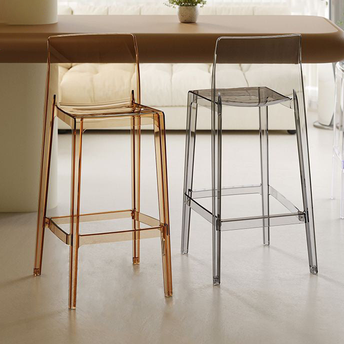 Scandinavian Square Bar Stool — Blue