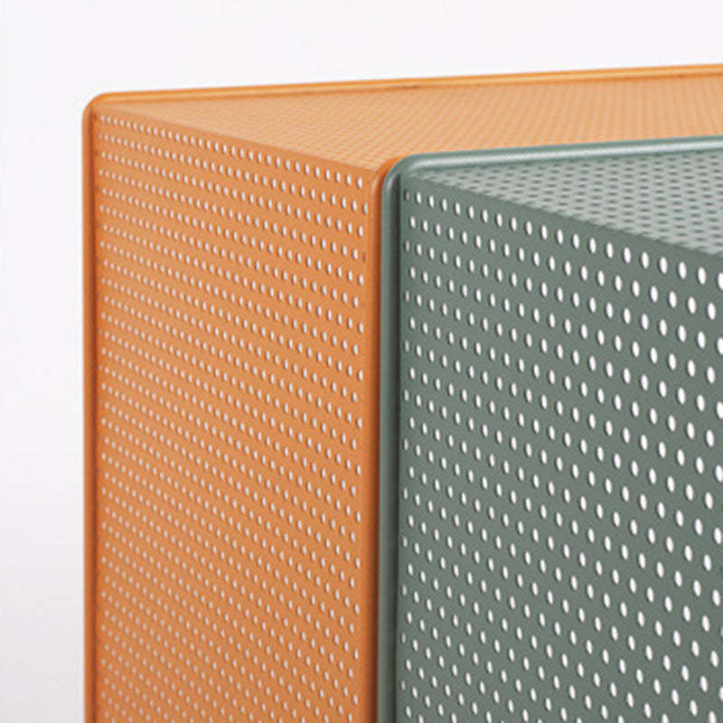 Minimalist Square Iron Panel Coffee Table