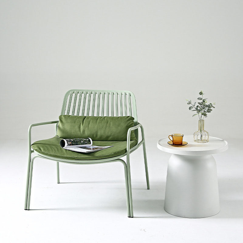 Nordic Rectangular Steel Armchair