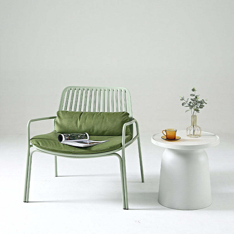 Nordic Rectangular Steel Armchair