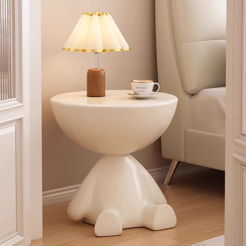 Scandinavian Cartoon Bear Base End Table