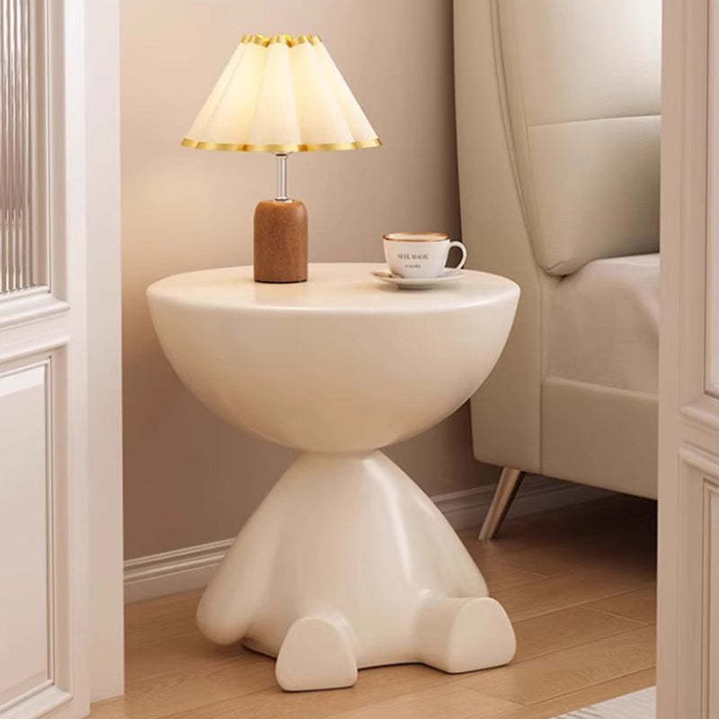 Scandinavian Cartoon Bear Base End Table