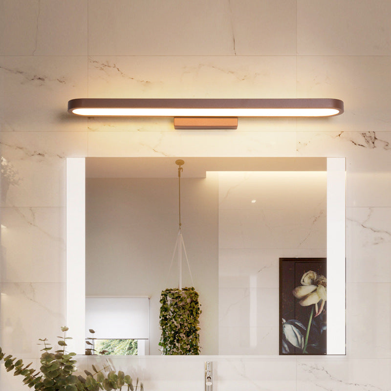 European Circular Aluminum LED Vanity Wall Sconce — White Light (5000K) / 110V-120V For US/CA