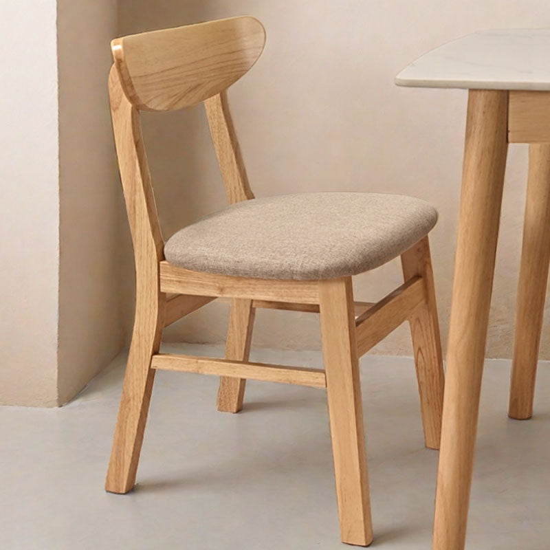 Minimalist bent wood fabric wood dining chairs & benches