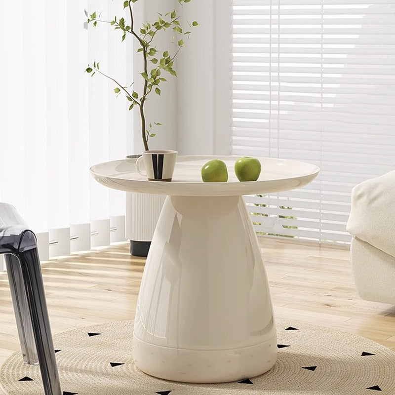 Minimalist Round Plastic Coffee Table