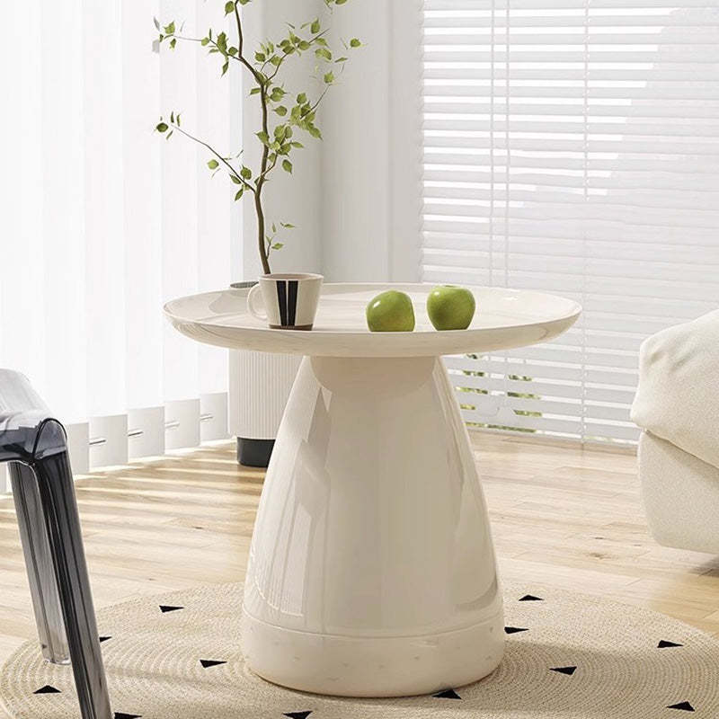 Minimalist Round Plastic Coffee Table