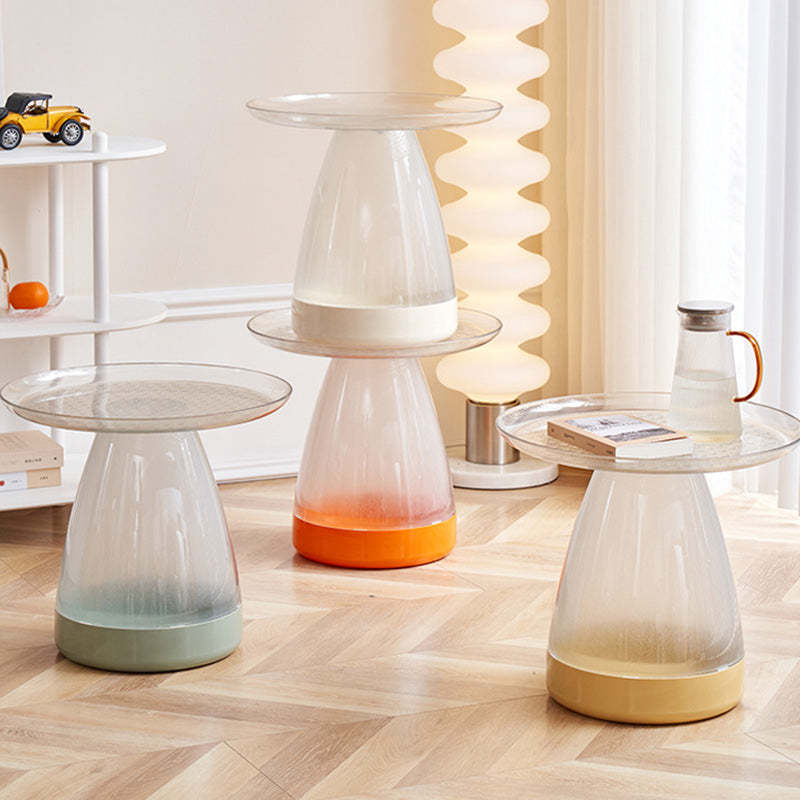 Scandinavian PET Geometric Circle Coffee Table