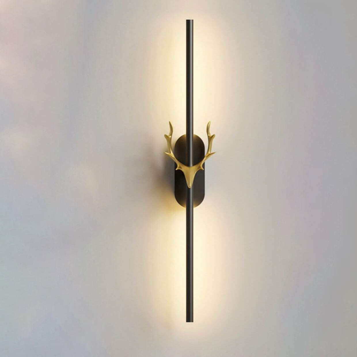 Modern Aluminum Antler Strip LED Sconce