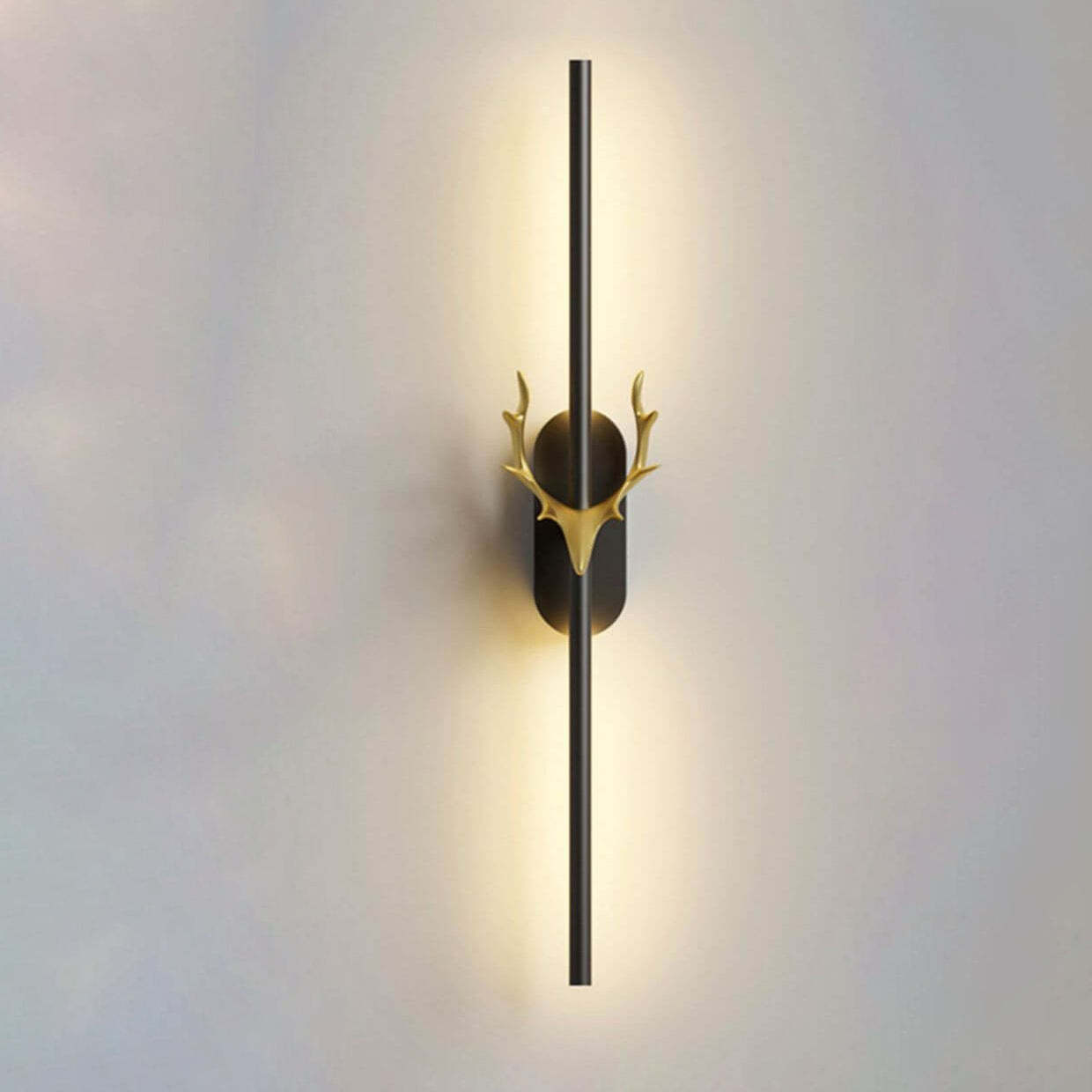 Modern Aluminum Antler Strip LED Sconce