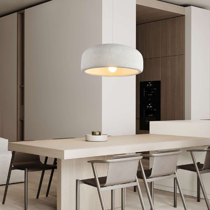 Minimalist Resin Dome Pendant Light