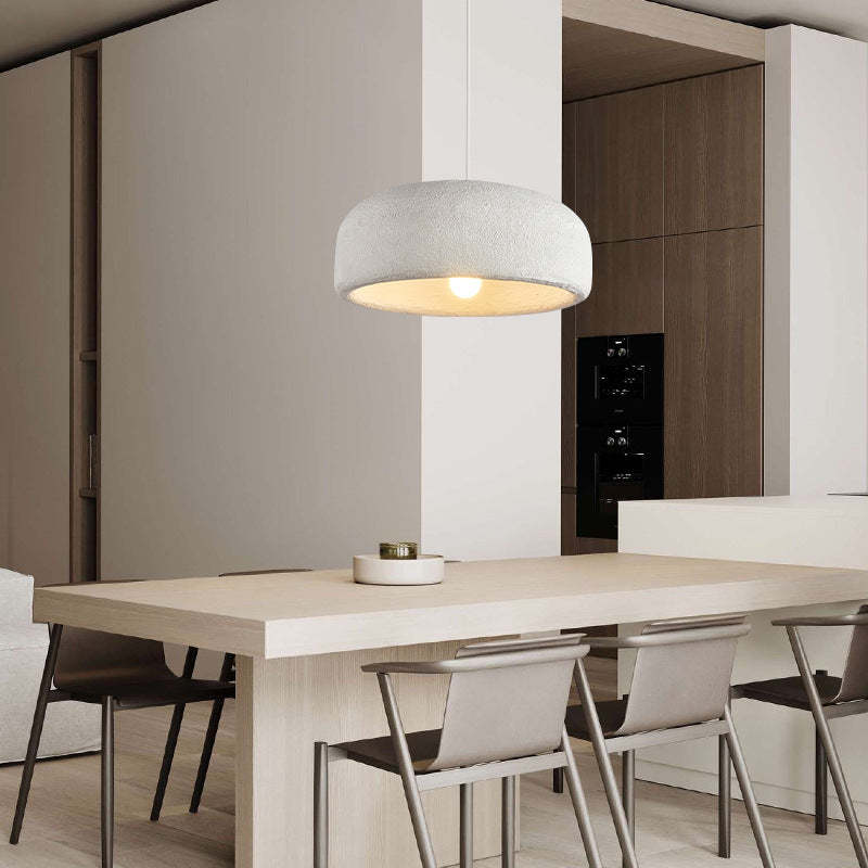 Minimalist Resin Dome Pendant Light