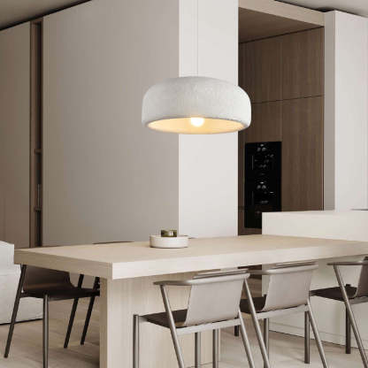 Minimalist Resin Dome Pendant Light