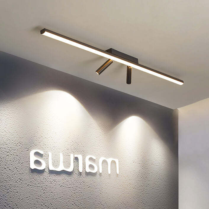 Minimalist Long Strip LED Spotlight Flush Mount Light