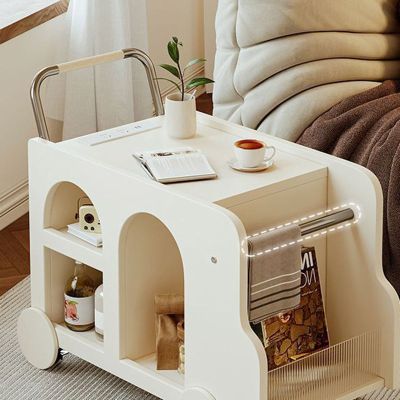 Nordic Trolley Metal Acrylic Side Table