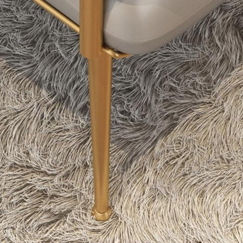 Scandinavian Leather Iron Vanity Stool