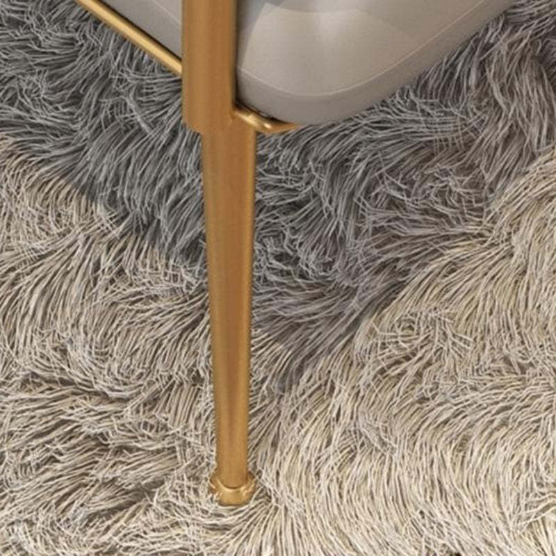 Scandinavian Leather Iron Vanity Stool