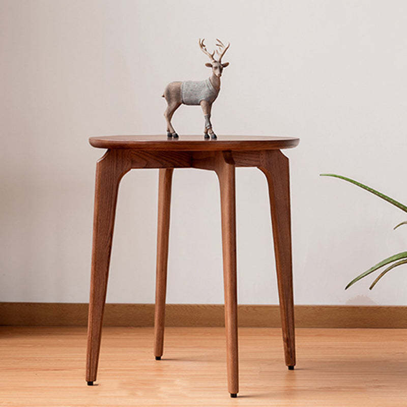 Vintage Round Solid Wood Coffee Table