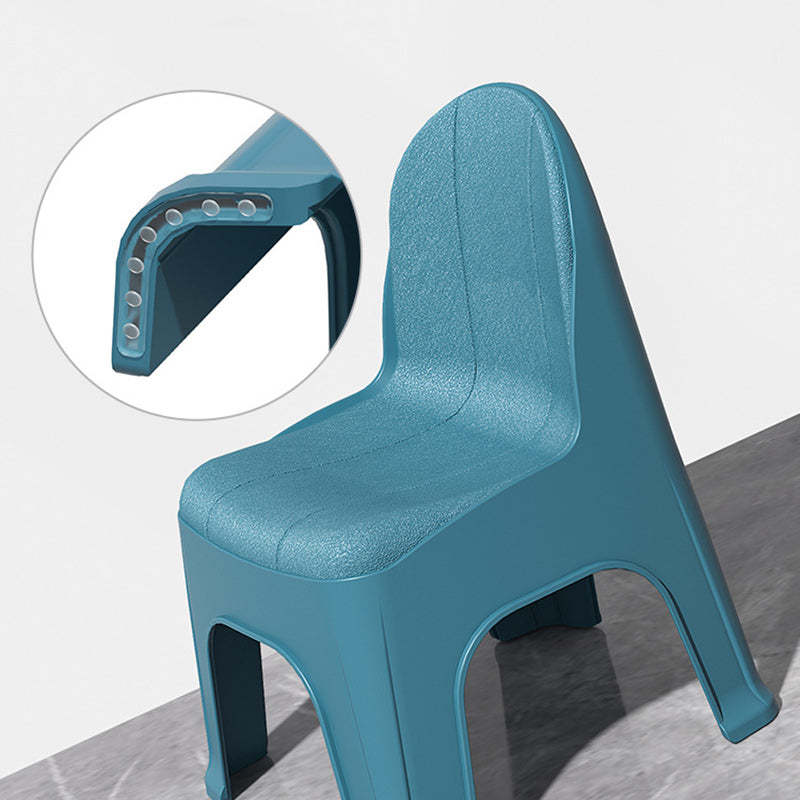 Minimalist Half Round Plastic Chair