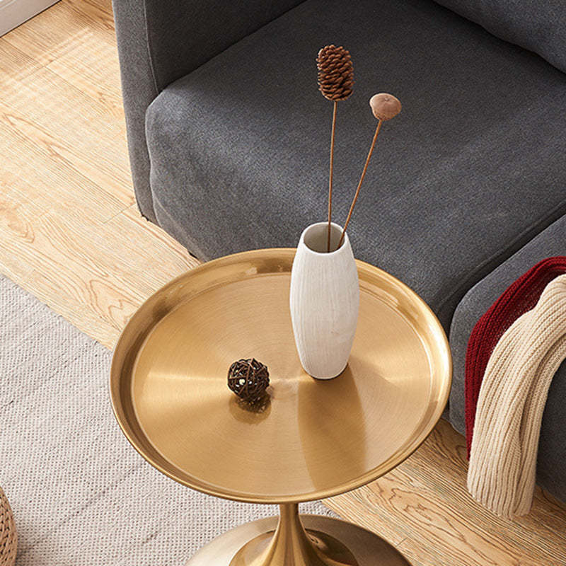 Luxury Round Oval Metal Coffee Table