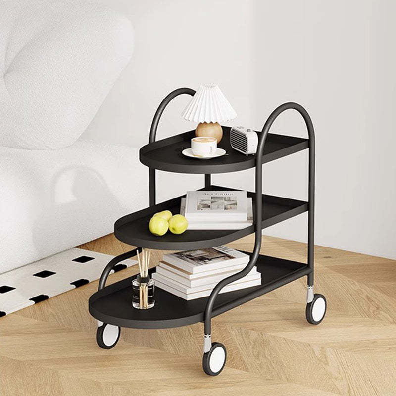 Minimalist Steel 3-Tier Side Table