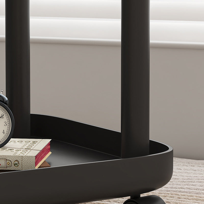 Nordic Square Steel 2-Tier End Table