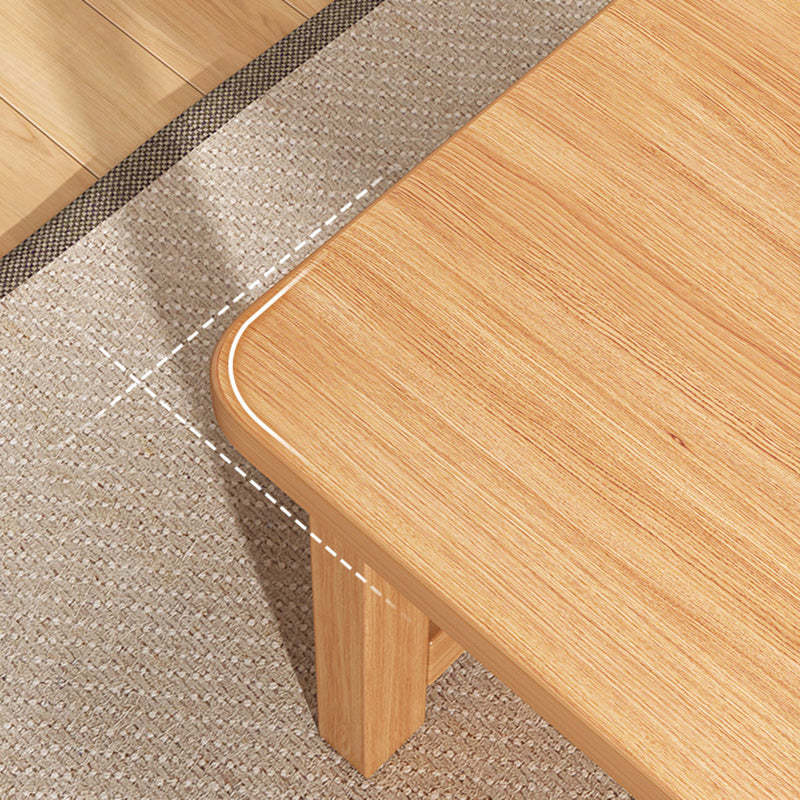 Minimalist Foldable Solid Wood Coffee Table