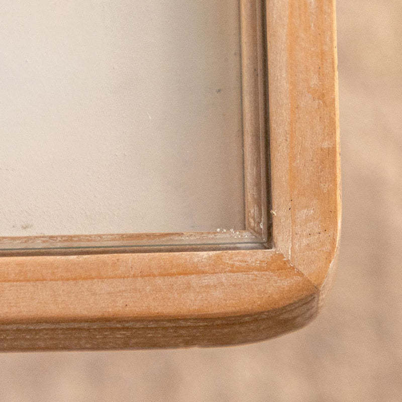 Scandinavian Square Glass Wood Coffee Table