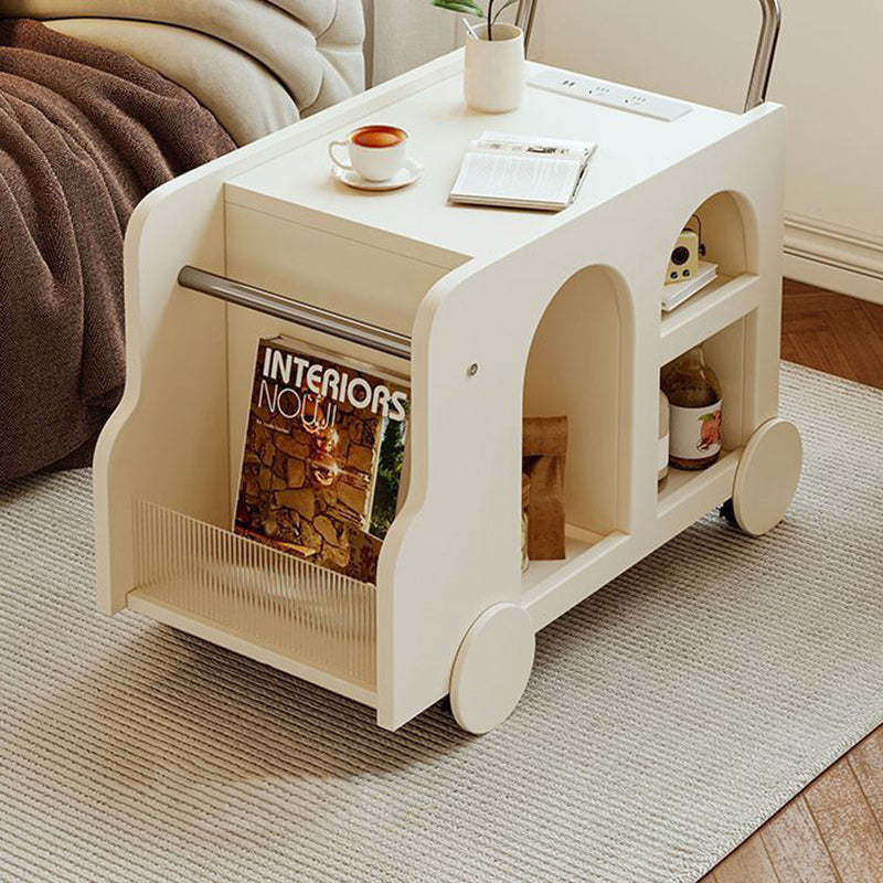 Nordic Trolley Metal Acrylic Side Table
