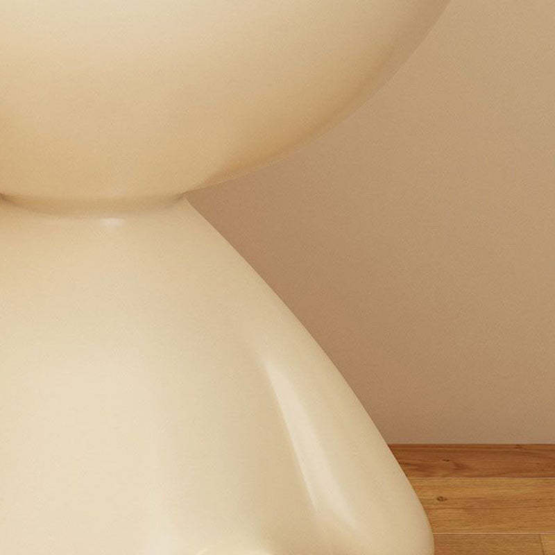 Minimalist Round End Table — Black