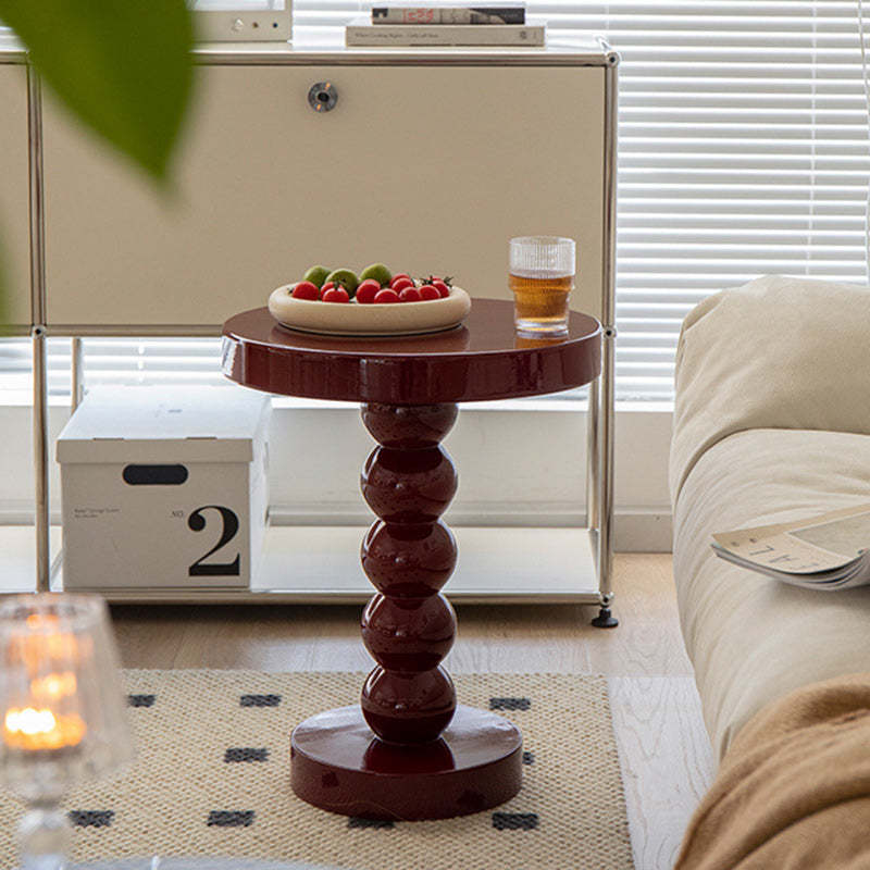 Retro Round Gourd Solid Wood Coffee Table